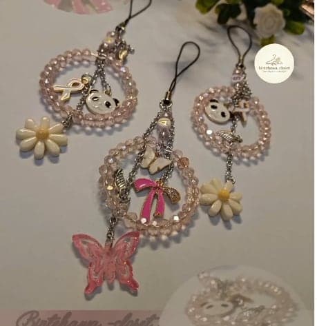 Butterfly Bow Phone Charm